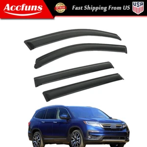 For 2016-22 Out-Channel Window Vent Rain Visors Sun Guards Deflector - Bild 1 von 11