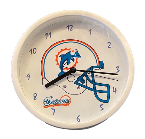 Miami Dolphins 9" Wall Clock Cover