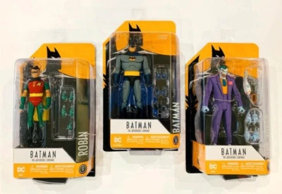 ✅⭐BATMAN ANIMATED⭐️BATMAN ROBIN JOKER⭐️NEW✅The adventures continue⭐combat belt - Immagine 1 di 4