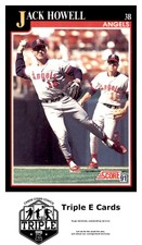 1991 Score #842 Jack Howell California Angels ~A3P