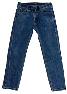 Levi’s 505 Regular Fit Jeans Men’s Size 30 x 30 Blue Denim Zip Fly Red Tag - Picture 1 of 3