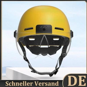Helm-Action-Kamera 1080P@30FPS Sportkamera zum Radfahren Skifahren (Gelb) DE - Bild 1 von 9