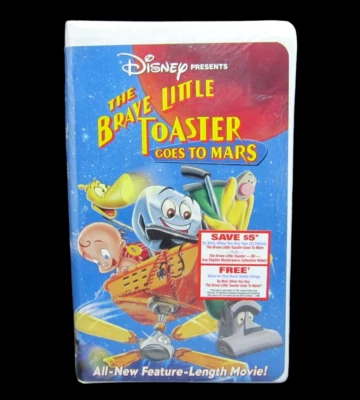 The Brave Little Toaster Goes To Mars VHS Disney Animated Movie 1998 NEW SEALED - Image 1 of 4