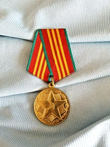 Rusia Soviética RECOMPENSA Por 10 años de excelente servicio URSS, Letrero, BARATO, INSIGNIA  - Imagen 1 de 12