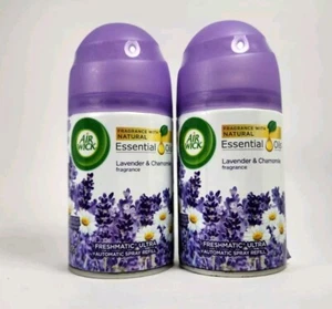2 Air Wick FreshMatic Refill Lavender Meadow 280 Days Of Freshness Essential Oil - Picture 1 of 2