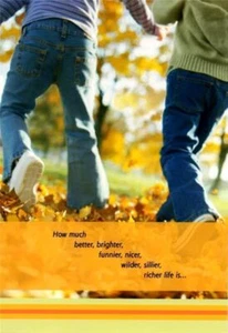 FOR SPECIAL BROTHER HALLMARK HAPPY THANKSGIVING CARD - Picture 1 of 1