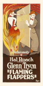 Póster de película Flaming Flappers 1925 Hal Roach Glenn Tryon impresión artística cinematográfica - Imagen 1 de 1