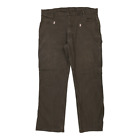 Dickies Carpenter Trousers - 41W 32L Khaki Cotton