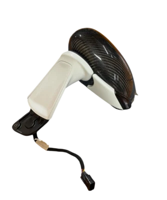 Espejo puerta izquierda McLaren 600LT 570S fibra de carbono lado del conductor blanco 13A2052CP Foto 1 de 4