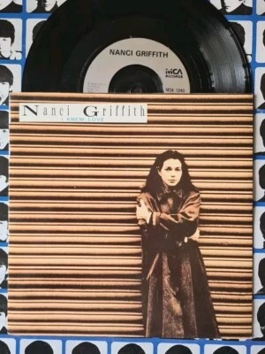 Nanci Griffith I Knew Love / Never Mind UK PS 7" Vinyl 45 - Image 1 of 4