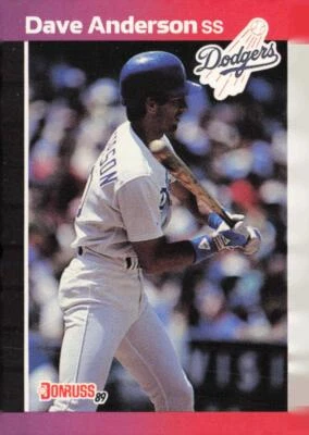 1989 Donruss #434 Dave Anderson - Image 1 of 2