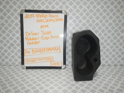 Dodge Ram 1500 2019 OEM conductor (LH) puerta goma taza inserto/soporte 1LD231RMAA Foto 1 de 4