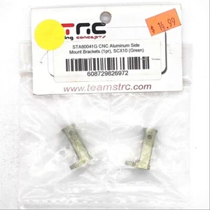 STRC Aluminum Side Mount Brackets (1Pr) for Axial SCX10 in Green - STA80041G - Picture 1 of 1