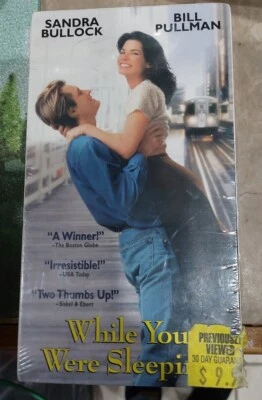 Sealed While You Were Sleeping (1995, VHS) Sandra Bullock, Bill Pullman NEW  - Image 1 of 3