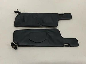 1984-1989 Nissan Z31 300ZX OEM Black Sun Visors Shades Pair LH RH Driver Pass - Picture 1 of 12
