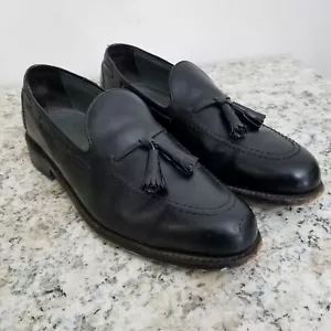 Mocassini FootJoy Classic Vintage Uomo 11 D Nero Nappe Pelle Golf USA - Foto 1 di 7
