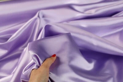 Tela satinada nupcial sedosa 52 colores por yarda 60" de ancho Foto 1 de 4