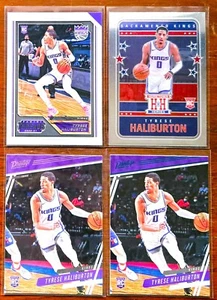 Tyrese Haliburton 10 Card RC Lot No Duplicates Sacramento KIngs Indiana Pacers - Picture 1 of 2
