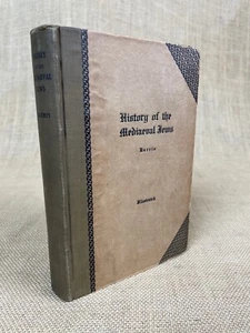 HISTORY OF THE MEDIAEVAL JEWS 1916 Hardcover Book Jewish Judaica by Harris RARE - Picture 1 of 3