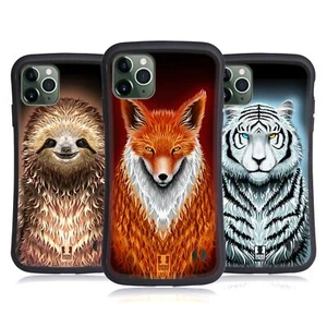 HEAD CASE DESIGNS FURRY ANIMALS HYBRID CASE FOR APPLE iPHONES PHONES - Picture 1 of 10