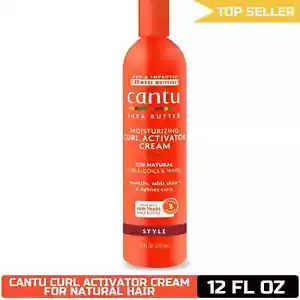 Cantu Shea Butter Moisturizing Curl Activator Cream for Natural Hair, 12 oz - Picture 1 of 5