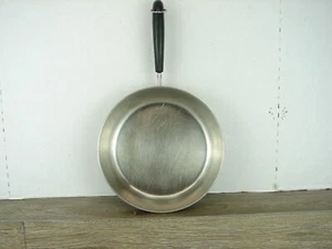 Revere Ware 9 Inch 90a  Stainless  Steel Frying Pan Made Clinton IL USA Skillet - Picture 1 of 5