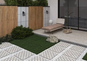 from £34.99 sq.m Beton Fiore Decor 60x60x2 cm Outdoor PorcelainSample £2.99 - Picture 1 of 6
