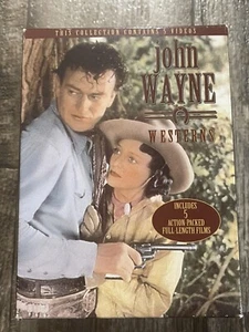 JOHN WAYNE Boxed Set of 5 VHS Westerns 1999 Full Length Movies Cowboys Guns  - Picture 1 of 9