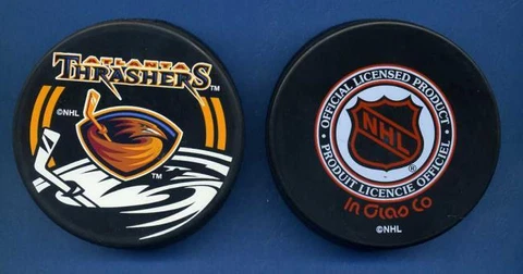 ATLANTA THRASHERS Double Image Hockey Puck Cover