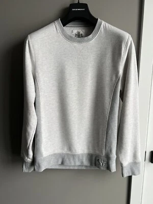 Suéter Express Para Hombre Blanco y Gris Cuello Redondo Talla S Foto 1 de 4