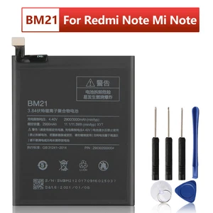 Batteria telefono di ricambio originale BM21 per XiaoMi Redmi Note 5,7 pollici 2900 mAh - Foto 1 di 6