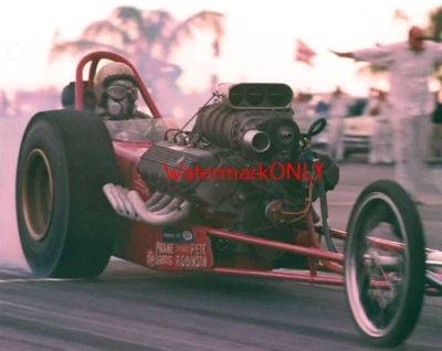 "Sneaky Pete" Robinson años 60 427 SOHC "SlingShot" Top Fuel Dragster FOTO! #(1) Foto 1 de 2