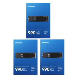 Samsung 990 EVO Plus 1TB 2TB 4TB PCIe4x4 NVMe M.2 SSD Internal Solid State Drive - Picture 1 of 18