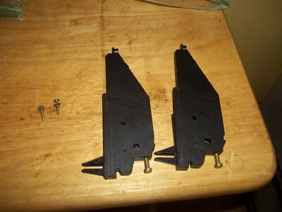 Dual CS-607 Turntable Dustcover Hinges/Brackets - Image 1 of 2