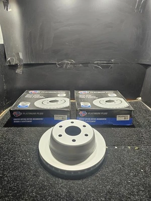 (CANTIDAD 2) YH145441C Rotor de freno de disco trasero para 01-06 Chevrolet Silverado 1500 Foto 1 de 4