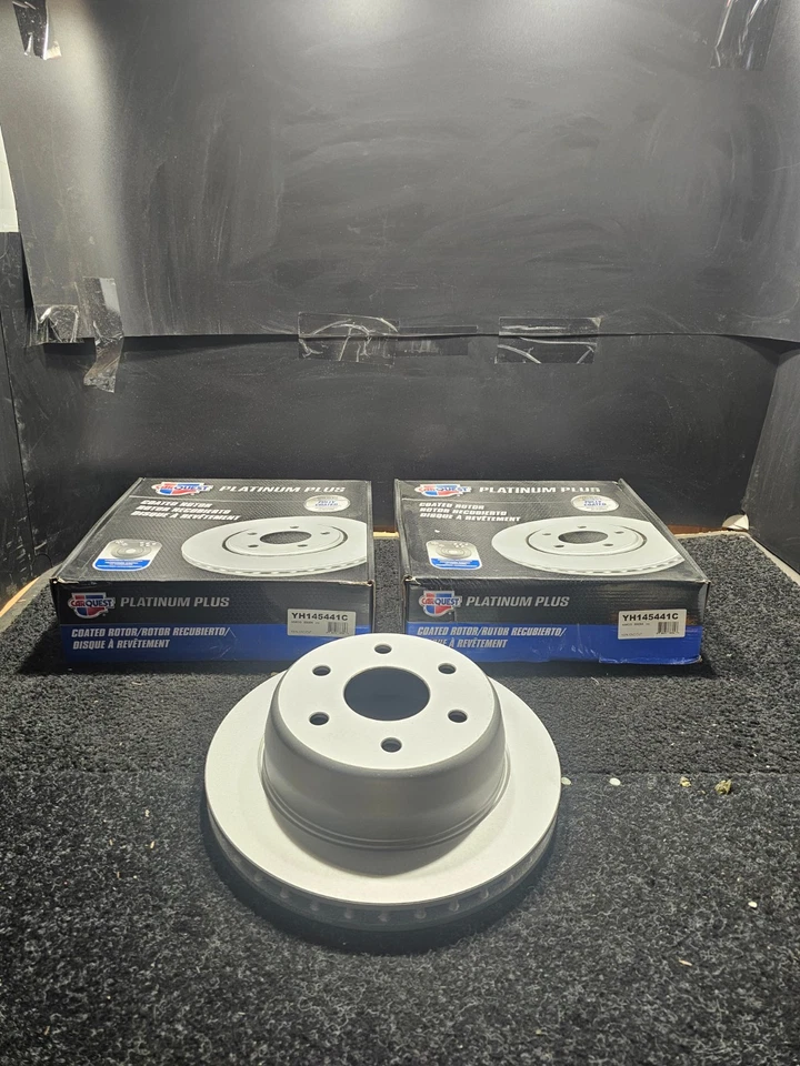 (QTY 2) YH145441C задний дисковый тормоз ротор для 01-06 Chevrolet Silverado 1500 - Изображение 1 из 4