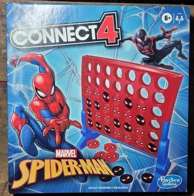 Hasbro Gaming Connect 4 Game Marvel Spider-Man Game Spider-Man Connect4 - Image 1 of 4