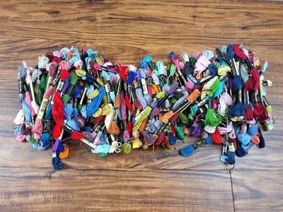 Huge Lot of DMC Embroidery Floss Thread Over 300 Skeins Cross Stitch Crafting  - Image 1 of 4