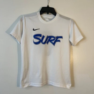 Camiseta deportiva de fútbol blanca Nike Surf Dri-Fit #6 juvenil mediana Foto 1 de 4