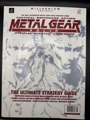 Metal Gear Solid Manual Oficial de Misión Guía de Estrategia para PS1 Foto 1 de 2