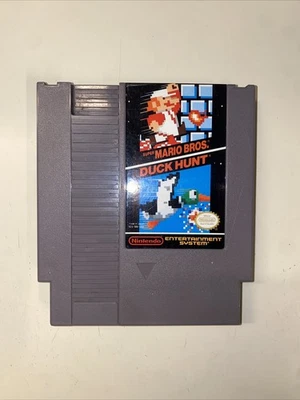 Super Mario Bros. & Duck Hunt!!NES Nintendo Game Cartridge Original Tested Works - Image 1 of 4