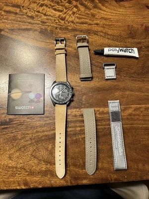 OMEGA X Swatch Moonswatch Mission to Mercury + 3 STRAPS! - Image 1 of 4