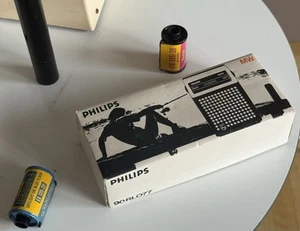 Tragbares Radio Philips 90RL077 Vintage Space Age Boxed Nos - Bild 1 von 17