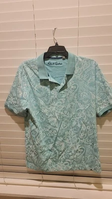 Camisa Polo de Golf Robert Graham X-Grande VERDE ESPUMA DE MAR Paisley - ¡PERFECTA! Foto 1 de 4