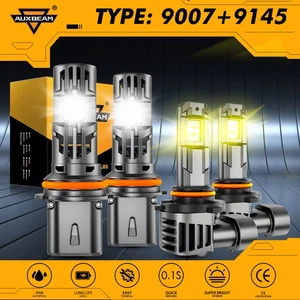 AUXBEAM Canbus LED Headlight Fog Light 6500K 3000K For Ford Expedition 1999-2002 - Picture 1 of 12