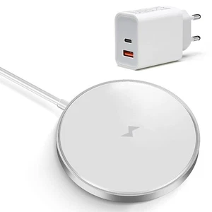 Kabelloses magnetisches Ladegerät 15W kompatibel mit Ma Safe iPhone 16, - Bild 1 von 7