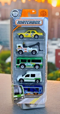 Paquete de 5 cerillas Ford Victoria Taxi Metro Transit camión de remolque autobús urbano conjunto de 65 años Foto 1 de 4