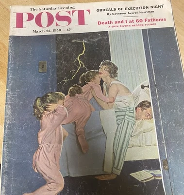 Saturday Evening Post Magazine March 22, 1958 Great Stories, Photos And Ads - Image 1 of 4