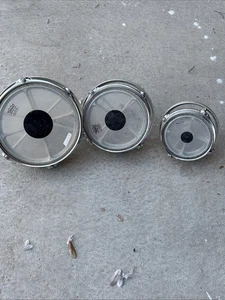 Vintage 3-Piece Roto Toms – 6", 8", 10" - (REMO) - Picture 1 of 4