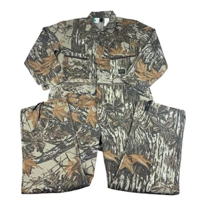 Vintage Liberty Coveralls Mens XL Realtree Camo Hunting Overalls USA Made 42x30 - Picture 1 of 24